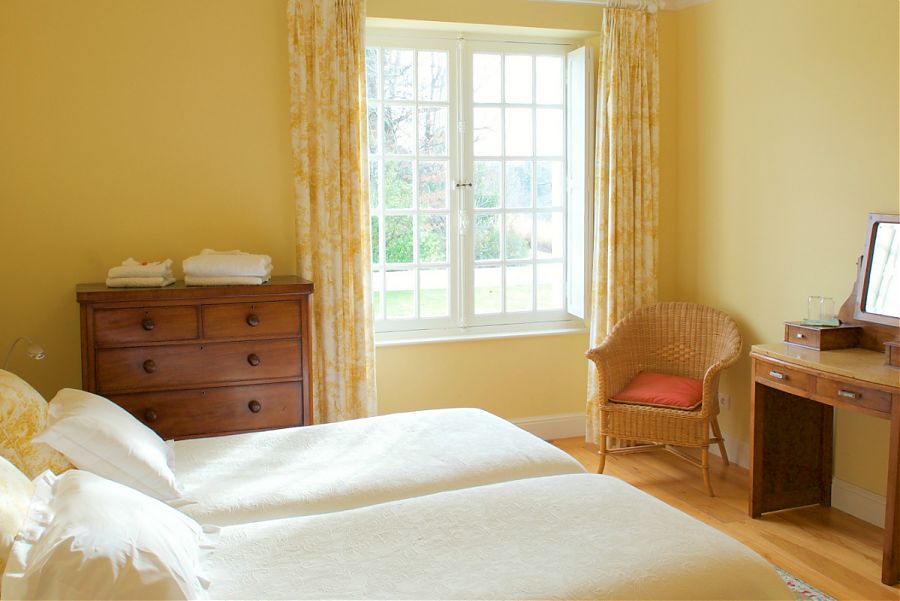 The Yellow Bedroom with views of Eastern Lawns